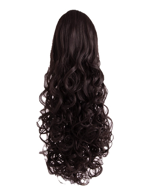 Claw Clip or Drawstring Curly Style Ponytail - Charlotte