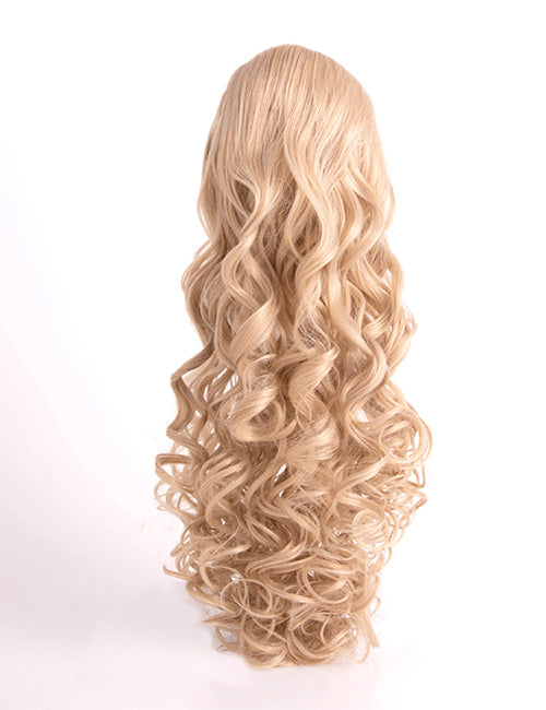 Claw Clip or Drawstring Curly Style Ponytail - Charlotte