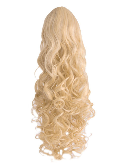 Claw Clip or Drawstring Curly Style Ponytail - Charlotte