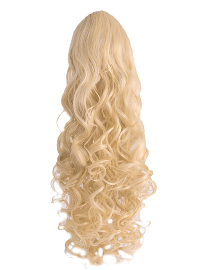 Claw Clip or Drawstring Curly Style Ponytail - Charlotte