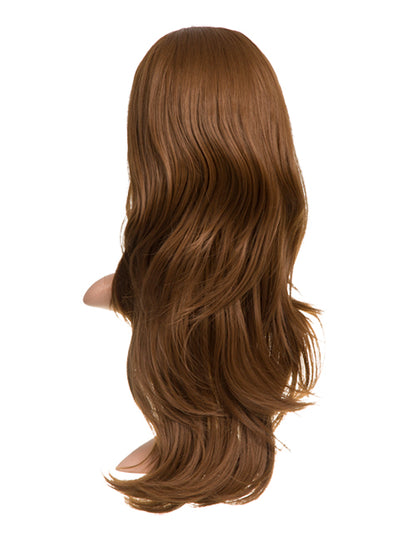 Chloe Long Natural Wavy Synthetic Half Head Wig