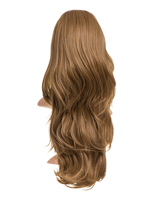 Chloe Long Natural Wavy Synthetic Half Head Wig