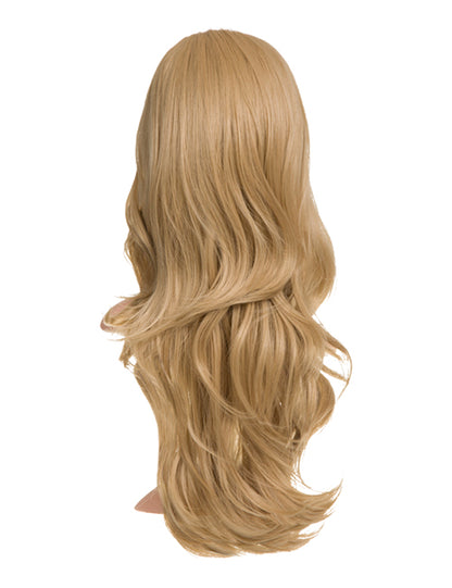 Chloe Long Natural Wavy Synthetic Half Head Wig