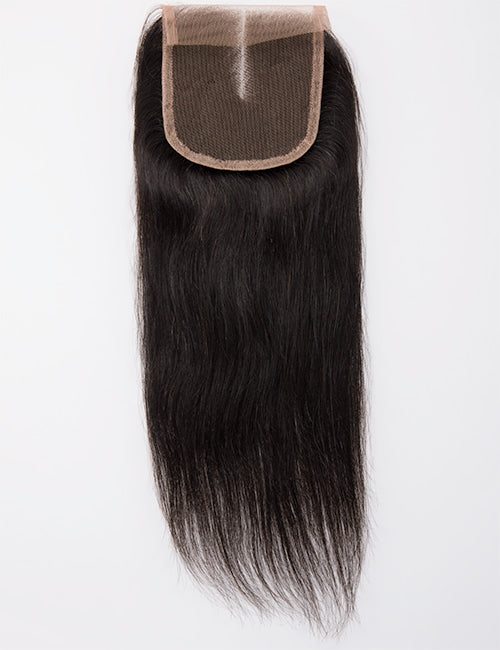Straight Indian Human Hair Lace Closure