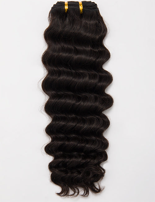 Deep Wave Bundle 100g Virgin India Human Hair Weave Extensions
