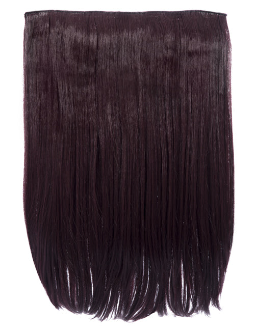 One Piece 18" Straight Synthetic Clip in Hair Extensions - Dolce