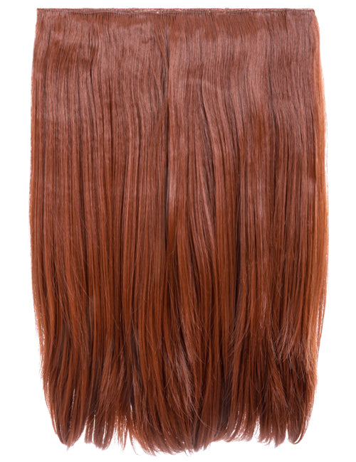 One Piece 18" Straight Synthetic Clip in Hair Extensions - Dolce