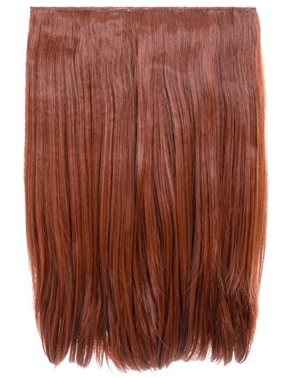 One Piece 18" Straight Synthetic Clip in Hair Extensions - Dolce