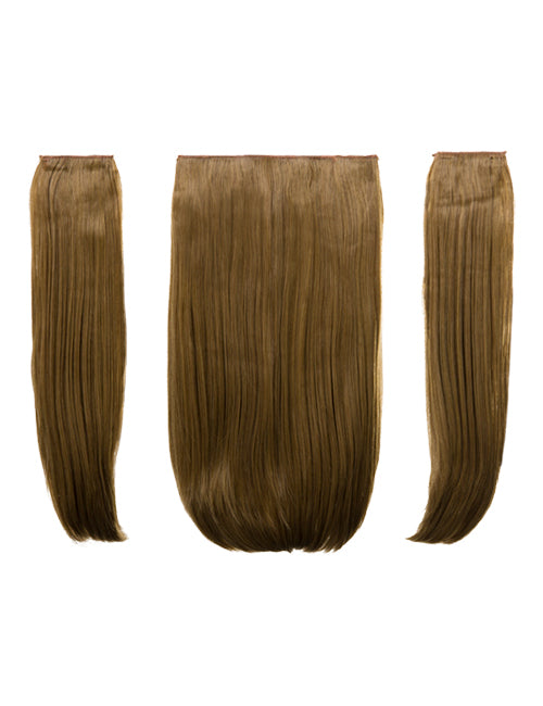 Three Pieces 18" Straight Synthetic Clip in Hair Extensions - Elle
