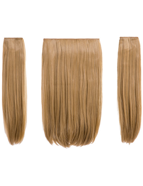 Three Pieces 18" Straight Synthetic Clip in Hair Extensions - Elle