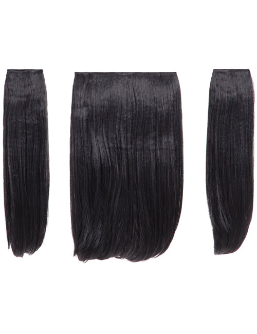 Three Pieces 18" Straight Synthetic Clip in Hair Extensions - Elle