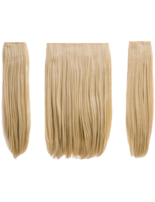 Three Pieces 18" Straight Synthetic Clip in Hair Extensions - Elle