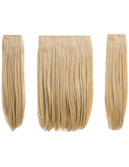 Three Pieces 18" Straight Synthetic Clip in Hair Extensions - Elle
