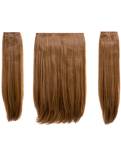 Three Pieces 18" Straight Synthetic Clip in Hair Extensions - Elle