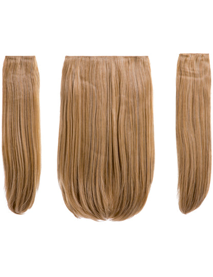 Three Pieces 18" Straight Synthetic Clip in Hair Extensions - Elle
