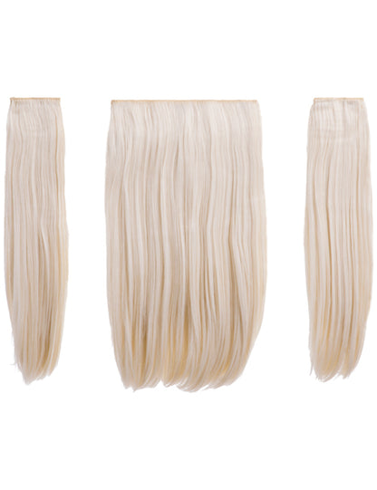 Three Pieces 18" Straight Synthetic Clip in Hair Extensions - Elle