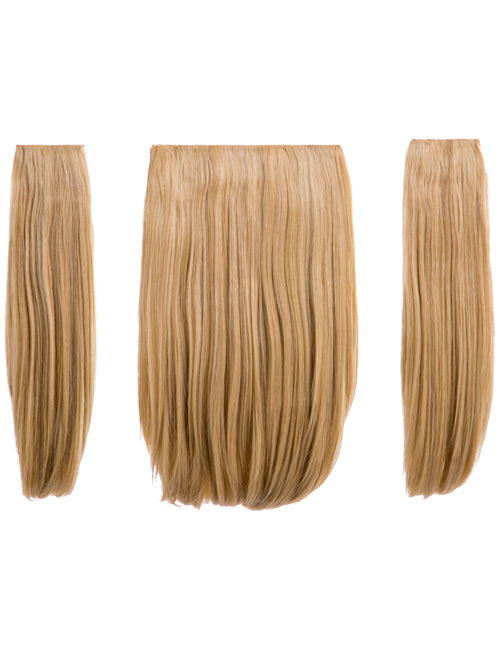 Three Pieces 18" Straight Synthetic Clip in Hair Extensions - Elle
