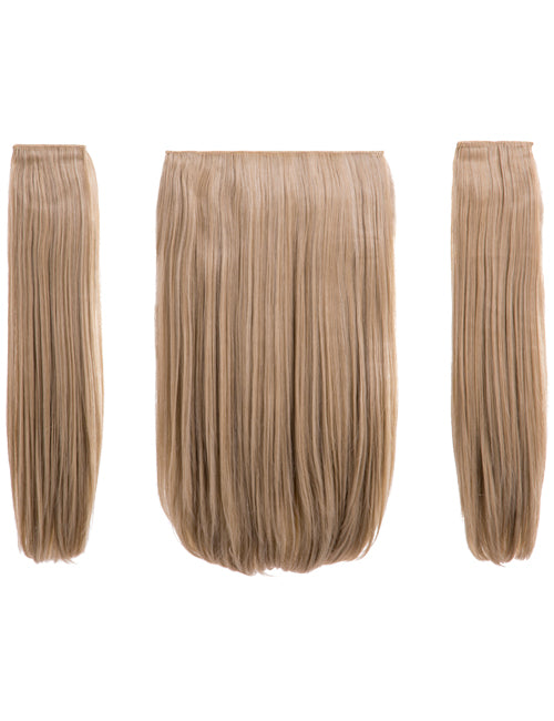 Three Pieces 18" Straight Synthetic Clip in Hair Extensions - Elle