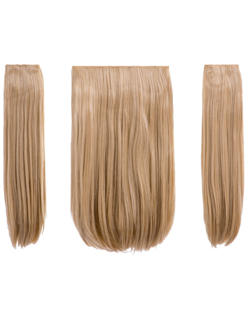 Three Pieces 18" Straight Synthetic Clip in Hair Extensions - Elle