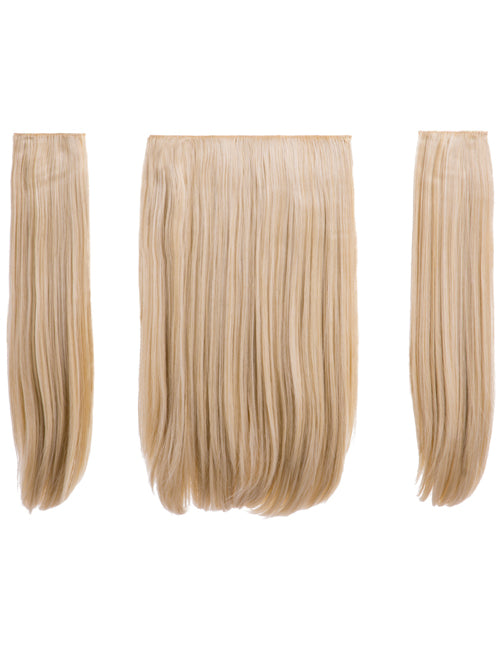 Three Pieces 18" Straight Synthetic Clip in Hair Extensions - Elle