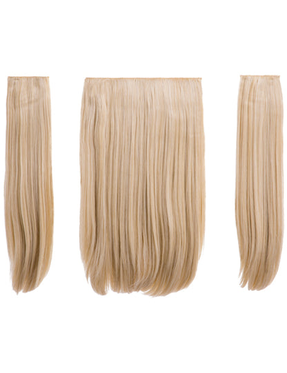 Three Pieces 18" Straight Synthetic Clip in Hair Extensions - Elle