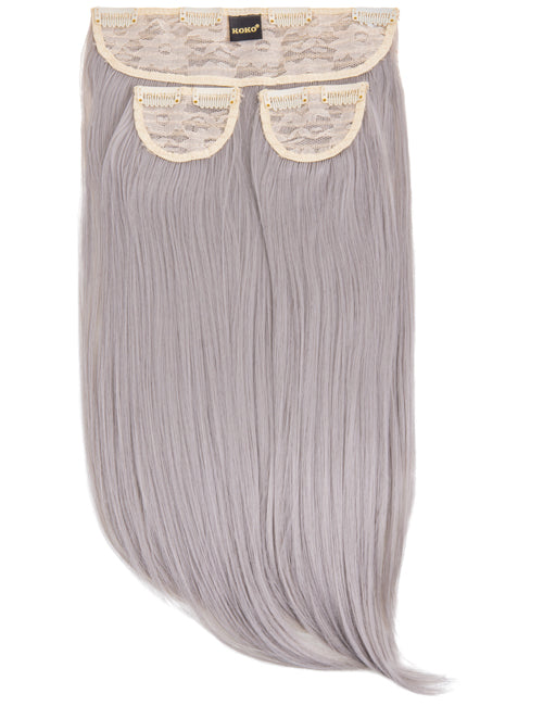 Three Pieces 18" Straight Synthetic Clip in Hair Extensions - Elle
