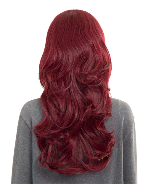 Emma Long Wavy Synthetic Half Head Wig