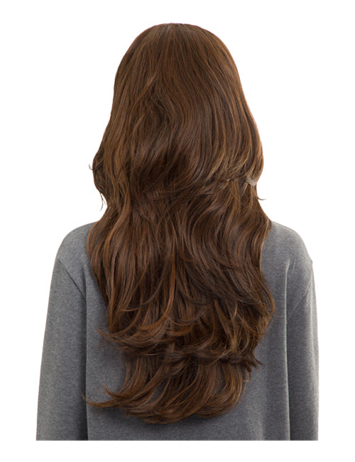 Emma Long Wavy Synthetic Half Head Wig