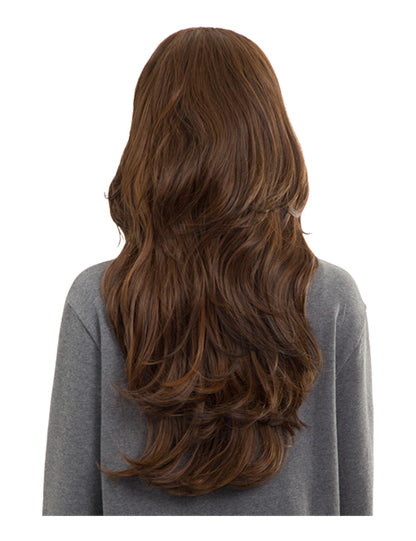 Emma Long Wavy Synthetic Half Head Wig