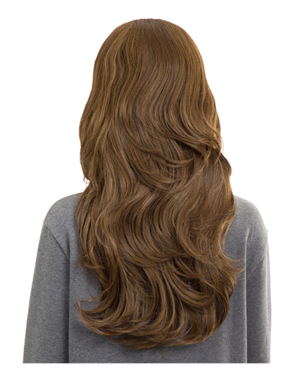 Emma Long Wavy Synthetic Half Head Wig