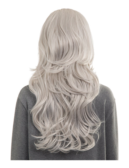 Emma Long Wavy Synthetic Half Head Wig