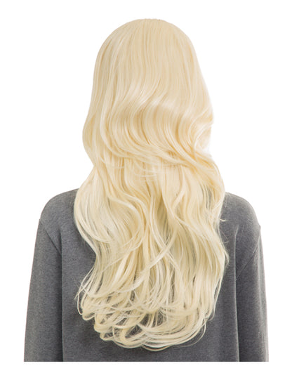 Emma Long Wavy Synthetic Half Head Wig