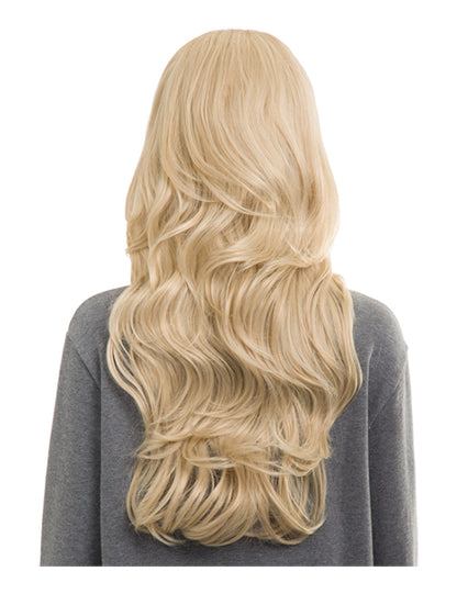 Emma Long Wavy Synthetic Half Head Wig