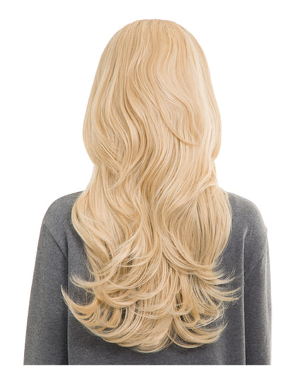 Emma Long Wavy Synthetic Half Head Wig