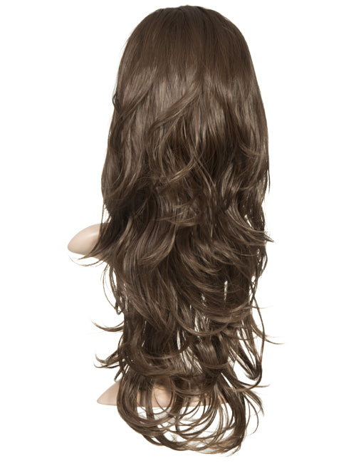 Emma Long Wavy Synthetic Half Head Wig