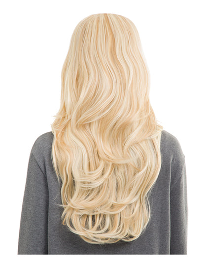 Emma Long Wavy Synthetic Half Head Wig