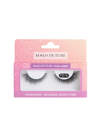 Fluffy Line - Faux Mink Eyelashes (Style FD18)