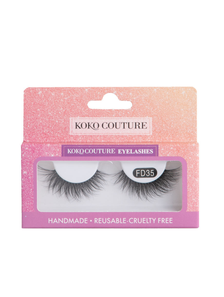 Fluffy Line - Faux Mink Eyelashes (Style FD35)