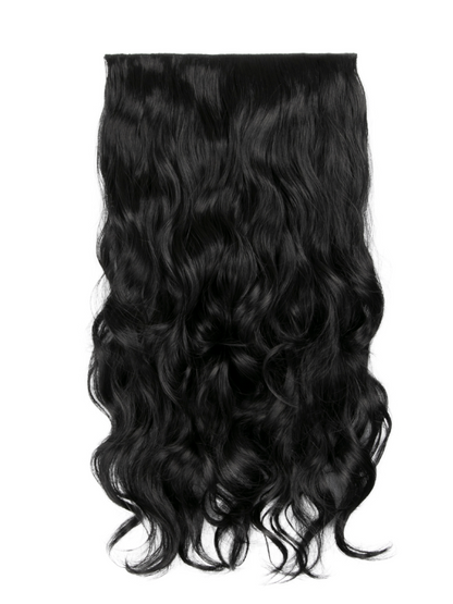 Premium Synthetic Fibre – One Piece 22" Curly Clip-In Hair Extensions - Fiona