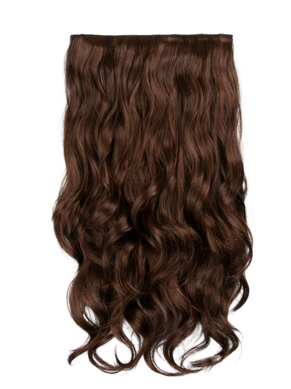 Premium Synthetic Fibre – One Piece 22" Curly Clip-In Hair Extensions - Fiona