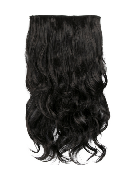 Premium Synthetic Fibre – One Piece 22" Curly Clip-In Hair Extensions - Fiona