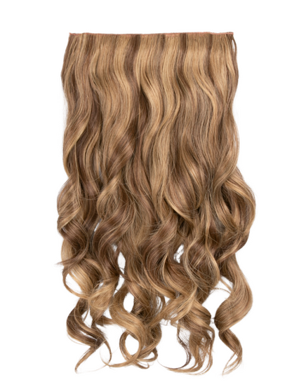 Premium Synthetic Fibre – One Piece 22" Curly Clip-In Hair Extensions - Fiona