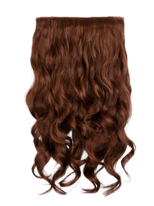 Premium Synthetic Fibre – One Piece 22" Curly Clip-In Hair Extensions - Fiona
