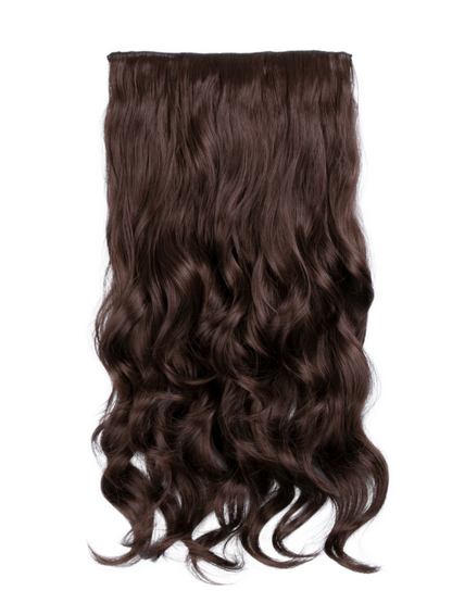 Premium Synthetic Fibre – One Piece 22" Curly Clip-In Hair Extensions - Fiona