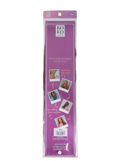 Premium Synthetic Fibre – One Piece 22" Curly Clip-In Hair Extensions - Fiona