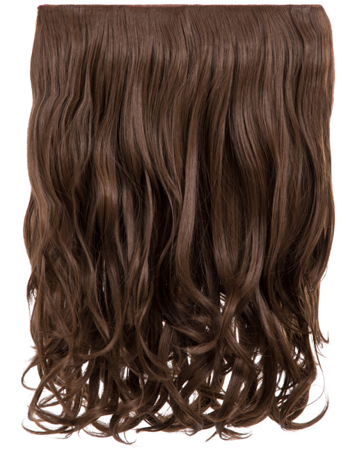 One Piece 16" Curly Synthetic Clip in Hair Extensions - G0003