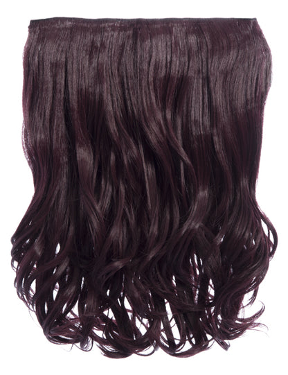 One Piece 16" Curly Synthetic Clip in Hair Extensions - G0003