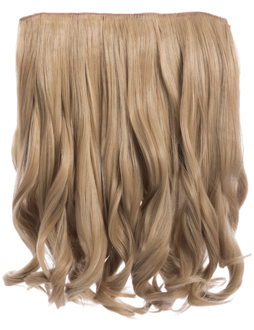One Piece 16" Curly Synthetic Clip in Hair Extensions - G0003