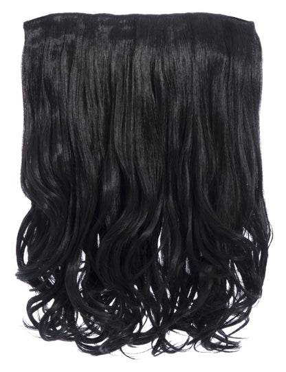 One Piece 16" Curly Synthetic Clip in Hair Extensions - G0003