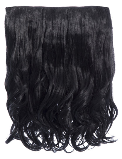 One Piece 16" Curly Synthetic Clip in Hair Extensions - G0003